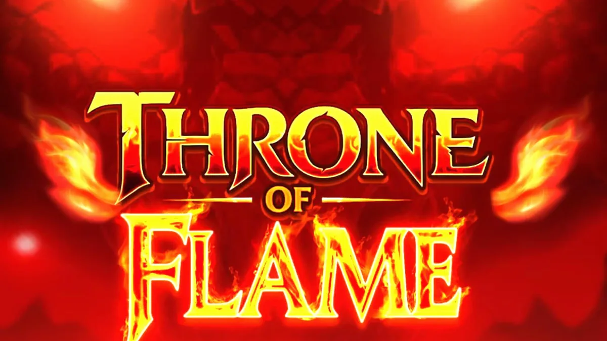 Visual naga dan harta karun dalam slot Throne of Flame